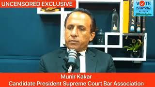 Munir Kakar for Supreme Court Bar Association President 2024-25 | A Vision for Justice and Reform