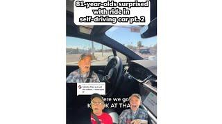 81-Year-Olds Surprised With Ride Part 2  + Funny Facts On Being Driven By A Driverless Taxi