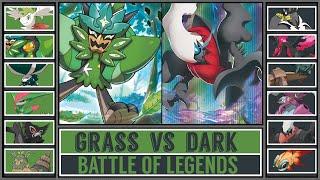 Legendary Pokémon Battle: GRASS vs DARK
