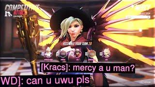 “Amy, are you a man? :D” - Overwatch 2 Mercy Main Competitive Gameplay