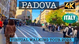 PADOVA - ITALY, VIRTUAL WALKING TOUR, 4K 60FPS, 29th OCTOBER 2023