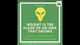 What is the "insight" in Create Crucial Insight?