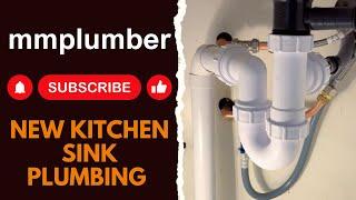 New kitchen sink tap & plumbing