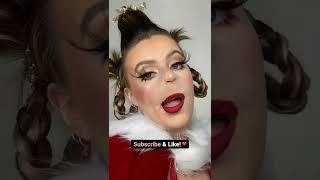  Wanted to turn myself into a Who.. and I regret it so much  #TheGrinch #whoville #makeup