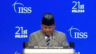 Prabowo Bicara Tegas di Forum (IISS) Shangri-La Dialogue 2024. #prabowo  #indonesia