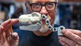 Adam Savage Builds a T-Rex Stop-Motion Armature!