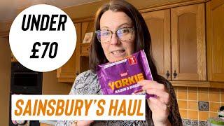 Sainsbury’s Food Haul // Family Of Four // Under £70 // June 2024