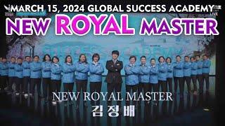 New Royal Master Promotion Ceremony, Atomy Korea, March 15 2024 Global Success Academy