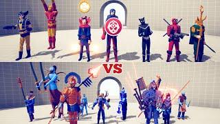 MARVEL TEAM VS NEW HIDDEN UNITS -Totally Accurate Battle Simulator  TABS