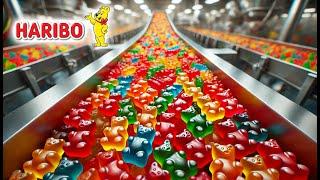 How Millions of Gummy Bears Are Made in a Factory | Gummy Bears Factory Process