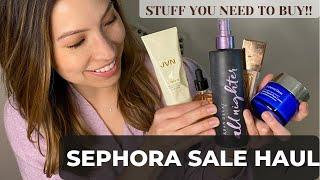 SEPHORA HAUL: best buys, recommendations, first impressions, makeup, skincare, JVN hair products!