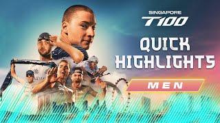 Quick Race Highlights | 2024 Singapore T100 Men's Race 