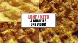 4 Chaffles, 1 Video    || The Keto Kitchen