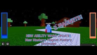 MAGNET MASTERY showcase and how to get it! Roblox Ability Wars NEW Update!