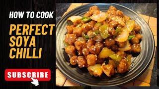 सोयाबीन चिल्‍ली रेसिपी | Soya Chilli Recipe | Soyabean Chilly | Soyabean Manchurian Recipe