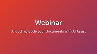 AI Coding: Code your documents with AI Assist