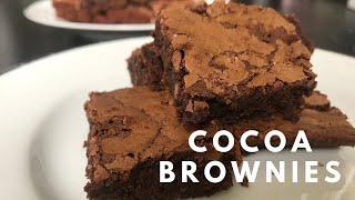 Best Fudgy Cocoa Brownies | Simple Dessert Recipe