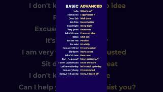 Unlock Basic and Advanced English Phrases Today!