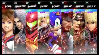 Super Smash Bros Ultimate Amiibo Fights – Sora & Co #293 S Battle
