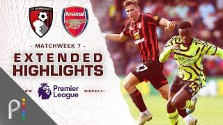 Bournemouth v. Arsenal | PREMIER LEAGUE HIGHLIGHTS | 9/30/2023 | NBC Sports