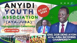 Anyidi Youth Association(AYA-Juba): Inauguration of New Leadership at APT Centre on 07/09/2024