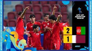 #AFCU17 - Group B | Afghanistan 2 - 1 Qatar