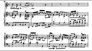 Ich habe meine Zuversicht (BWV 188 - J.S. Bach) Score Animation