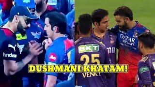 Virat Kohli & Gautam Gambhir bury ghosts of ugly IPL spat with internet-breaking hug RCB vs KKR