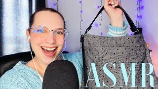ASMR | What's in My Bag (whispers and satisfying sounds)