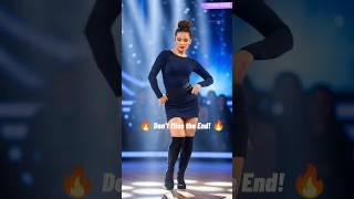 girl dancing on the stage viral moment and transform into tiger. #talentshow #agt #bgt #talentz82