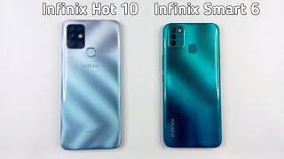 Infinix Hot 10 Vs Infinix Smart 6 | Speed Test & Comparison