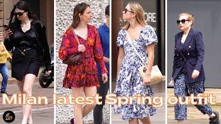 Milan Spring Fashion: Must-See Street Styles : The Latest Street Style Outfits in Milan