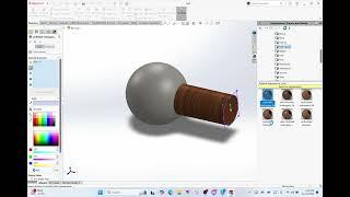 Changing Appearance in SOLIDWORKS