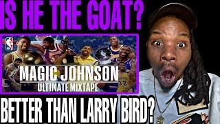 Magic Johnson Mixtape Reaction | Magic Johnson ultimate mixtape reaction (LEGEND)