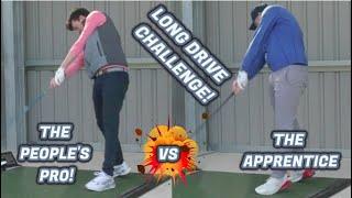 THE PEOPLE'S PRO VS THE APPRENTICE!! LONG DRIVE CHALLENGE