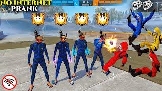 No Internet Prank | FREE FIRE FUNNY GAMEPLAY | NADIYA FF