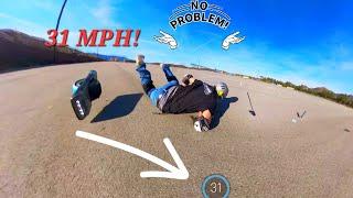 Going down at 31 MPH!  speedometer | testing | GTS | top speed | 4k #2024 #california  #onewheel