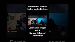 Was war mit meinem Lieferrant im Darknet @DarknetBros #darknet #deepweb #interview #shorts