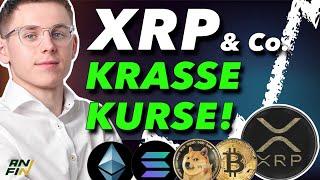 XRP & DOGE: Ausbruch? Diese Marken zählen! Plus BTC, ETH & SOL