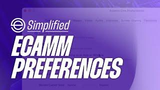 Best Ecamm Preferences for Recorded & Live Videos: Ecamm Simplified (4/20)