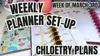 Plan & Chat! Planner Set-Up | Week of March 3rd