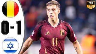 Belgium vs Israel 0-1 Highlights & AllGoals 2024 HD