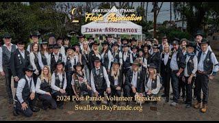 2024 SJC Fiesta Association Post Swallows Day Parade Volunteer Breakfast