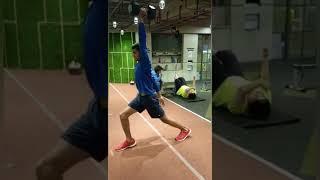 Split Jerk exercise||explosive workout||#shorts