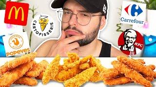 Unde gasesti CELE MAI BUNE STRIPS de PUI? KFC, McDonald's, Popeye's