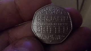 £1000 Benjamin Britten 50p Sold On ebay - Benjamin Britten 50p worth