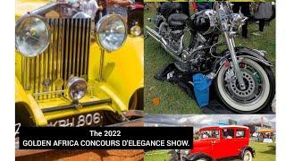 The 2022 Golden Africa Concours d'elegance show (vintage/classic cars in Kenya)