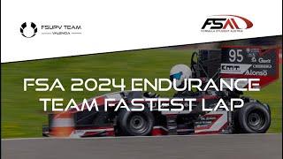 FS Austria 2024 | Endurance Team Fastest Lap | FSUPV Team