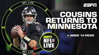 NFL Live Week 14 Previews and Predictions  Falcons vs. Vikings, Chargers vs. Chiefs & more