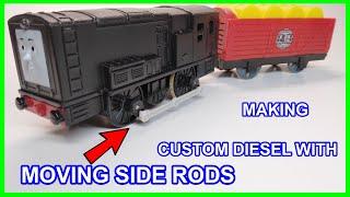 Trackmaster making a custom Diesel with moving side rods